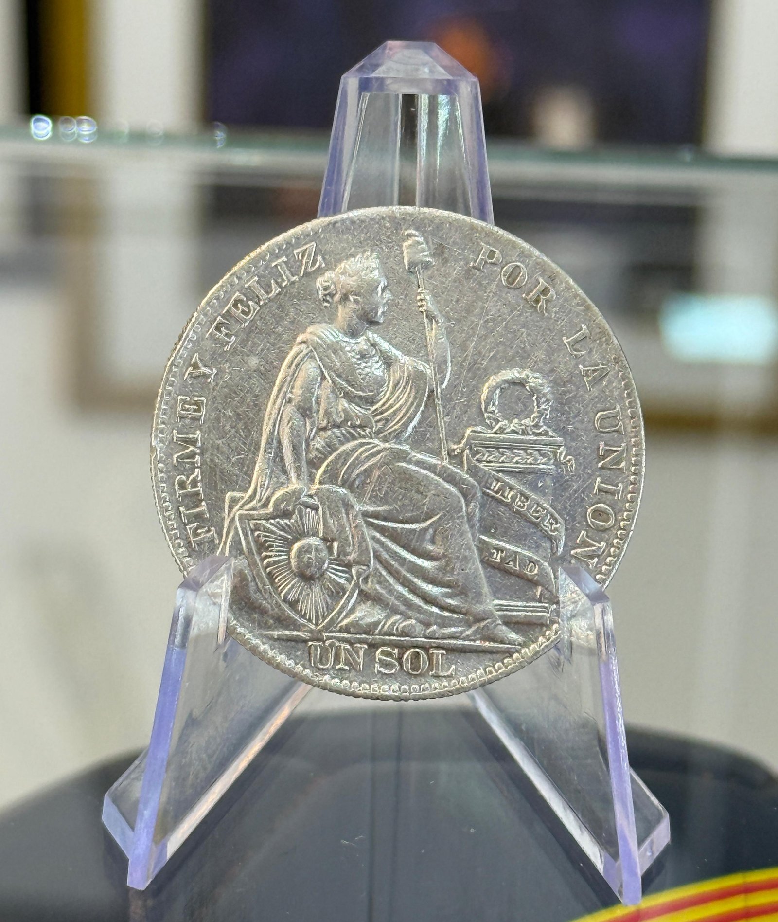 💎📈 Moneda de Plata 1 Sol Perú 1934 - Diseño "Libertad Sentada" - Gran Conservación